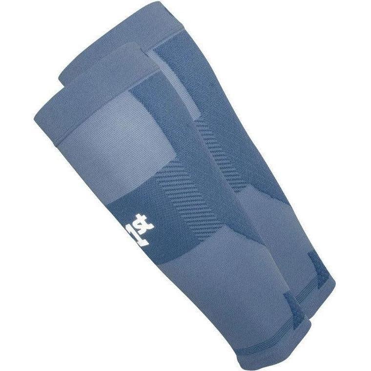 OS1st-OS1st TA6 Thin Air Performance Calf Sleeves-Steel Blue-Pacers Running