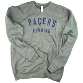 Pacers Running-Pacers Running Sweatshirt-Deep Heather/Blue Screen-Pacers Running