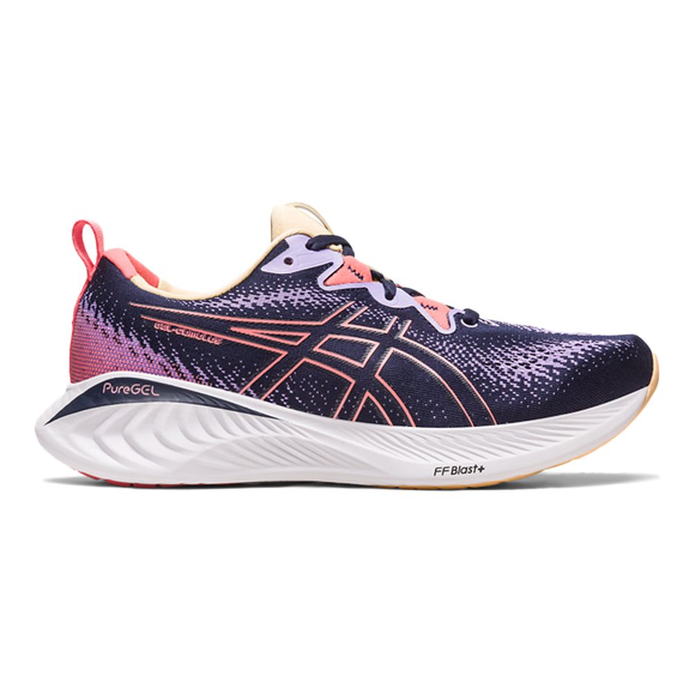 ASICS-Women's ASICS GEL-Cumulus 25-Midnight/Papaya-Pacers Running