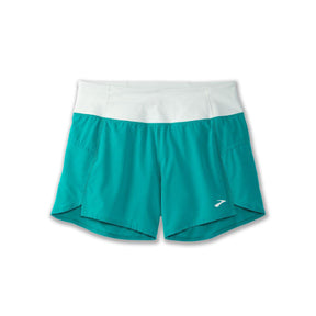 Brooks-Women's Brooks Chaser 5" Short-Nile Green/Cool Mint-Pacers Running