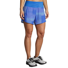 Brooks-Women's Brooks Chaser 5" Short-Bluetiful/Altitude Print-Pacers Running
