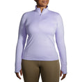 Load image into Gallery viewer, Brooks-Women's Brooks Dash 1/2 Zip-Violet Dash-Pacers Running
