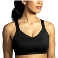 Load image into Gallery viewer, Brooks-Women's Brooks Drive Convertible Run Bra-Black-Pacers Running
