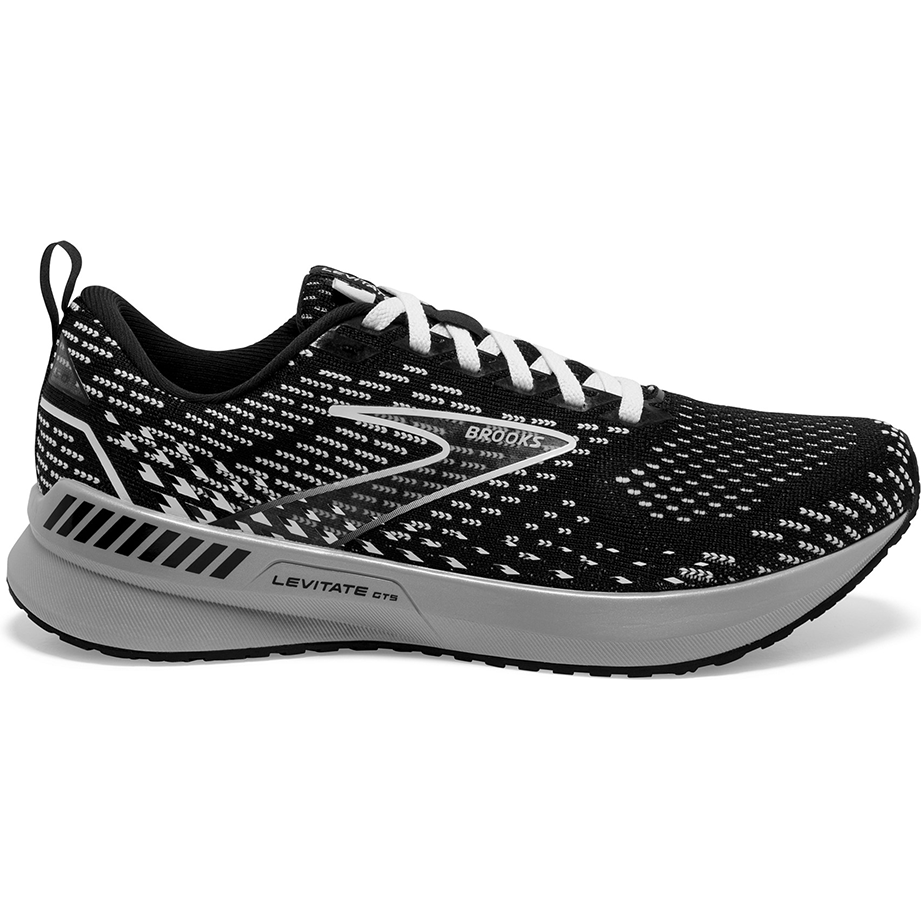 Brooks-Women's Brooks Levitate GTS 5-Black/Grey/White-Pacers Running