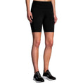 Load image into Gallery viewer, Brooks-Women's Brooks Method 8" Short Tight-Black-Pacers Running
