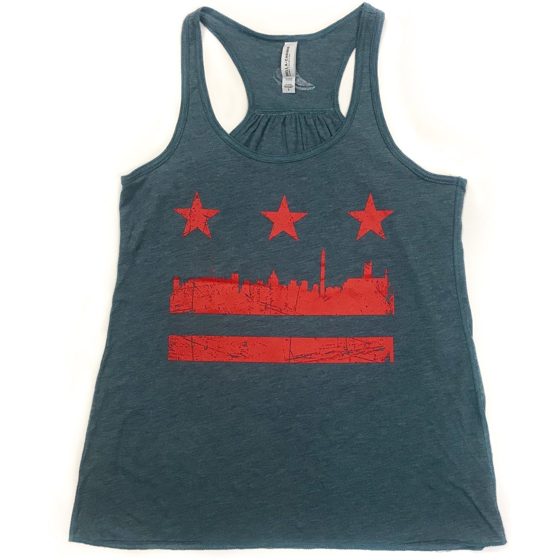 New Balance-Women's DC Flag Tank-Deep Teal-Pacers Running