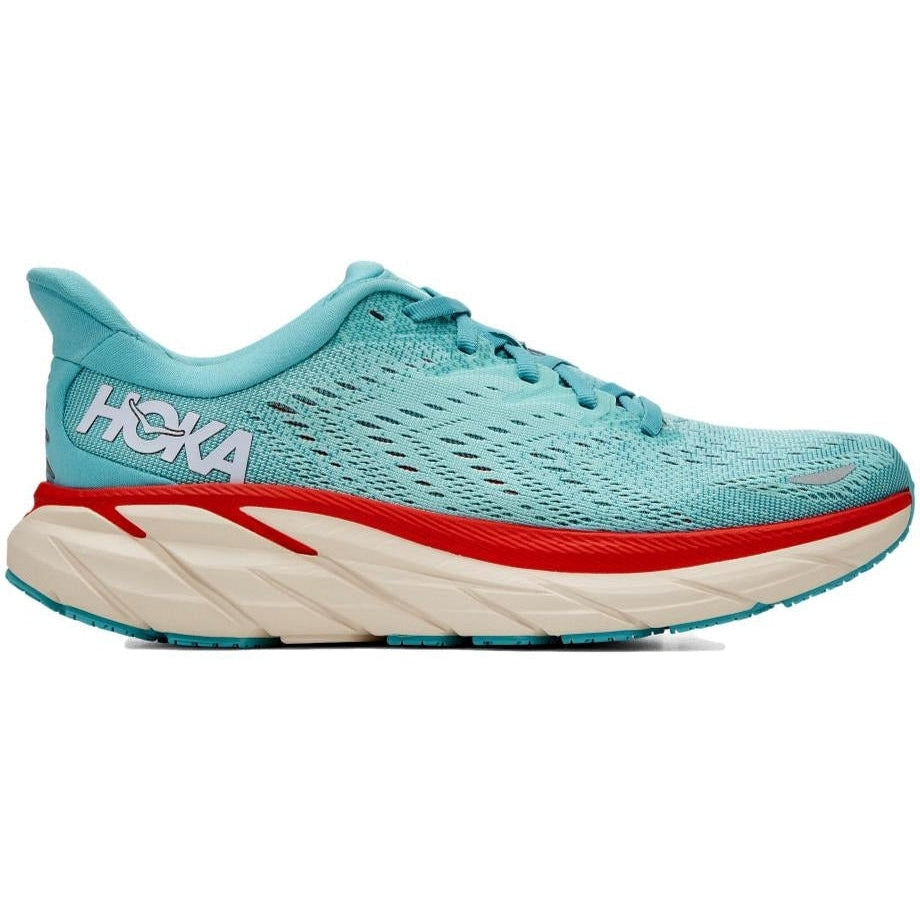 HOKA ONE ONE-Women's HOKA ONE ONE Clifton 8-Aquarelle/Eggshell Blue-Pacers Running