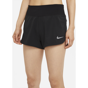 Nike-Women's Nike Eclipse Shorts-Black/Reflective Silver-Pacers Running