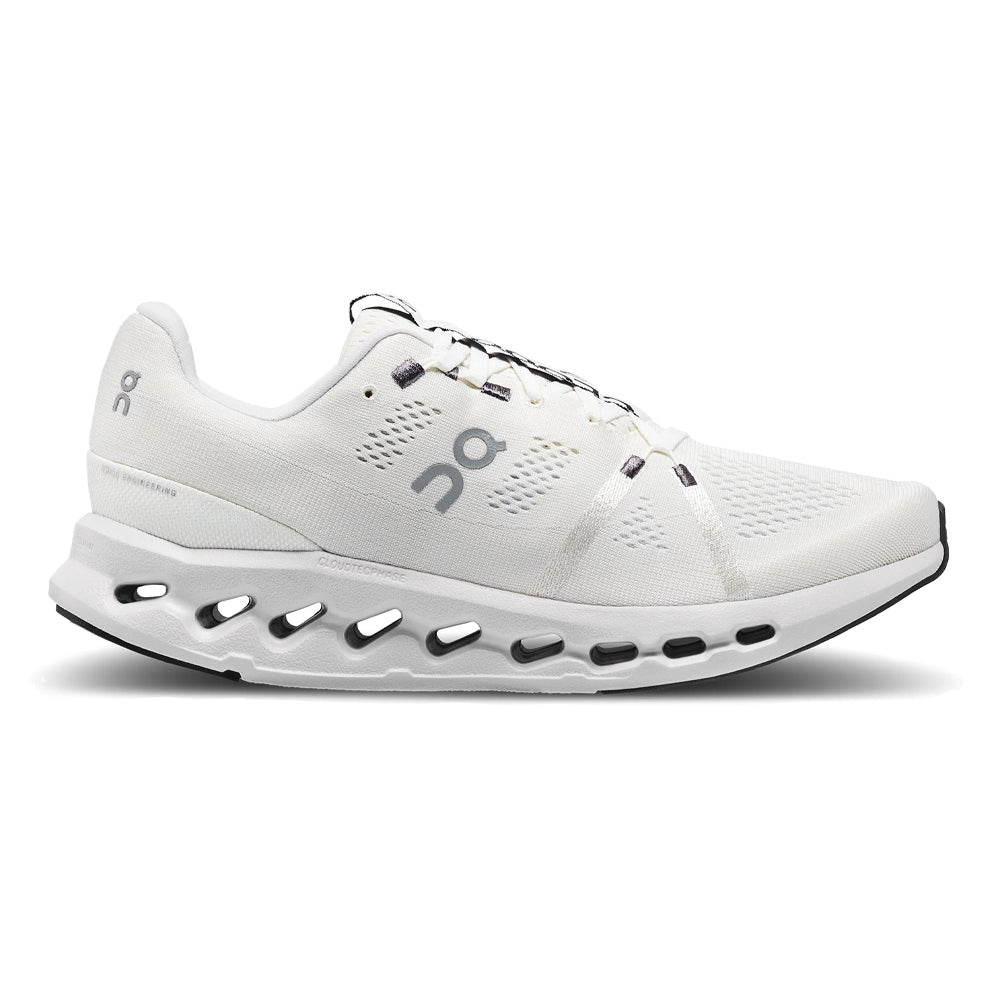 On-Women's On Cloudsurfer-White/Frost-Pacers Running