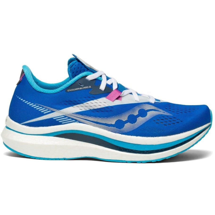 Saucony-Women's Saucony Endorphin Pro 2-Royal/White-Pacers Running