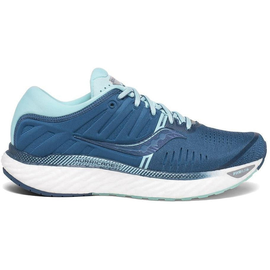 Saucony-Women's Saucony Hurricane 22-Blue/Aqua-Pacers Running