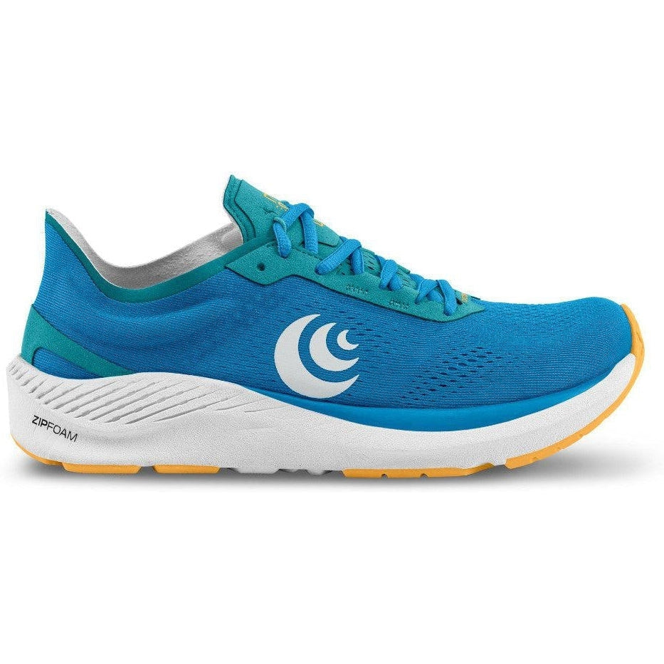 Topo Athletic-Women's Topo Athletic Cyclone-Sky/Gold-Pacers Running