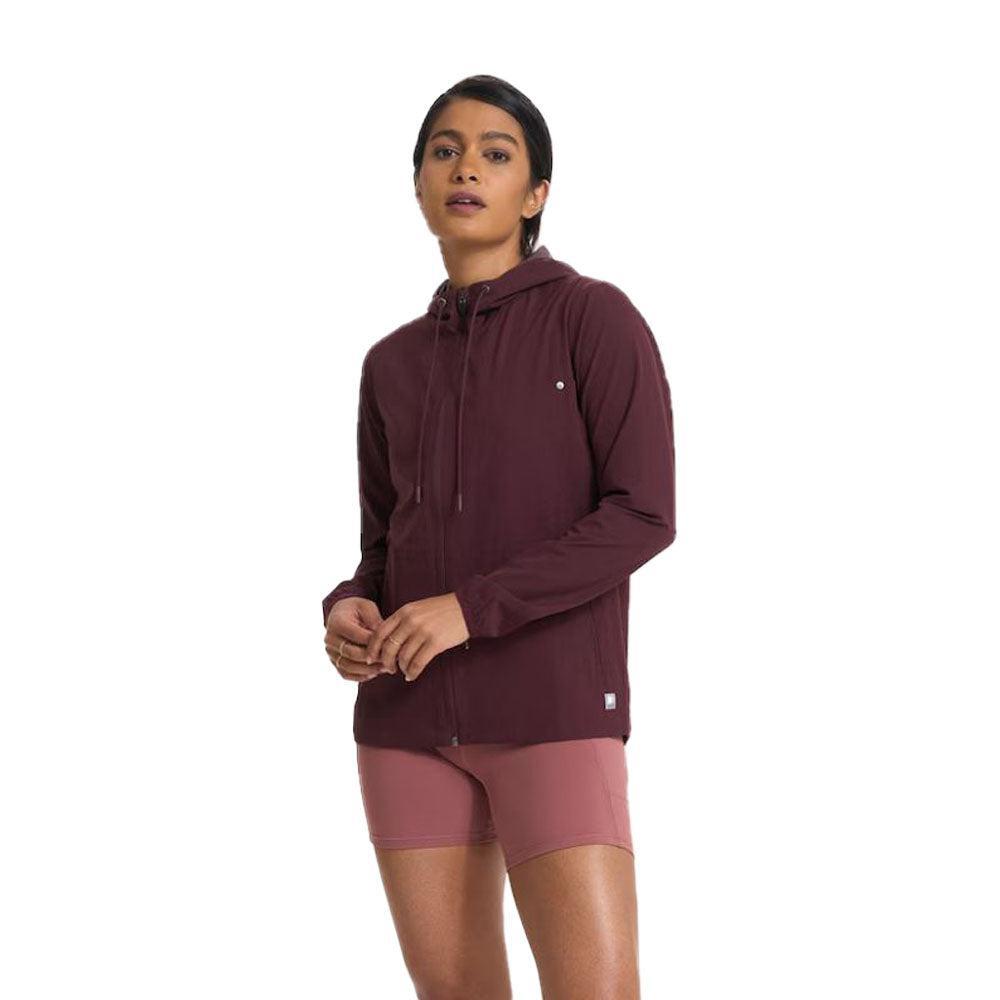 Vuori-Women's Vuori Outdoor Trainer Shell-Ruby Linen Texture-Pacers Running